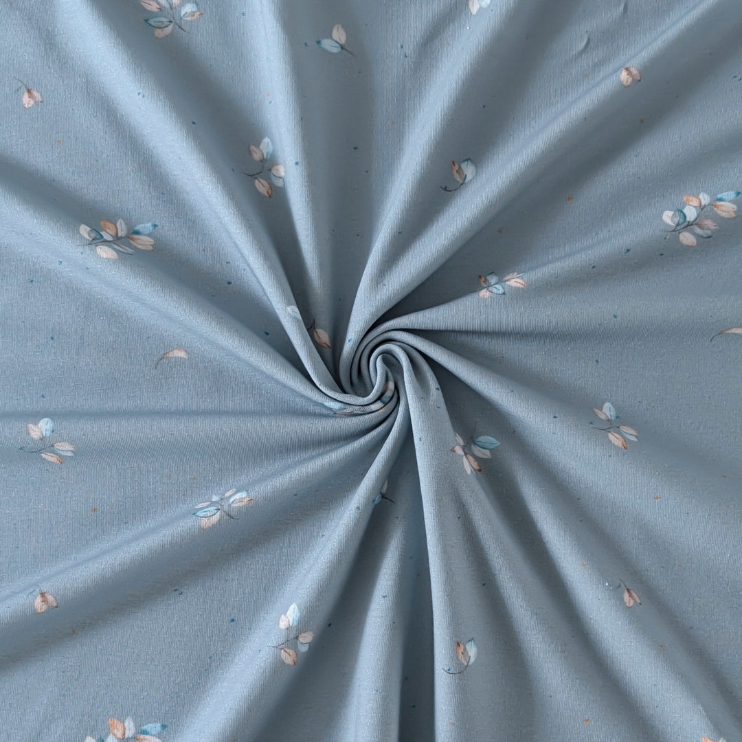 Jersey Blue Leaves blau 0,38m