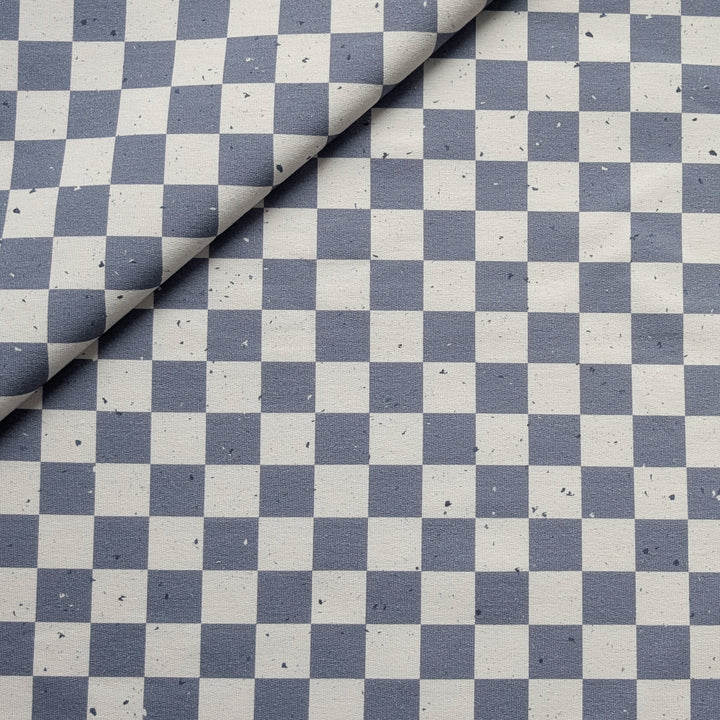 French Terry Blueberry Check´s
