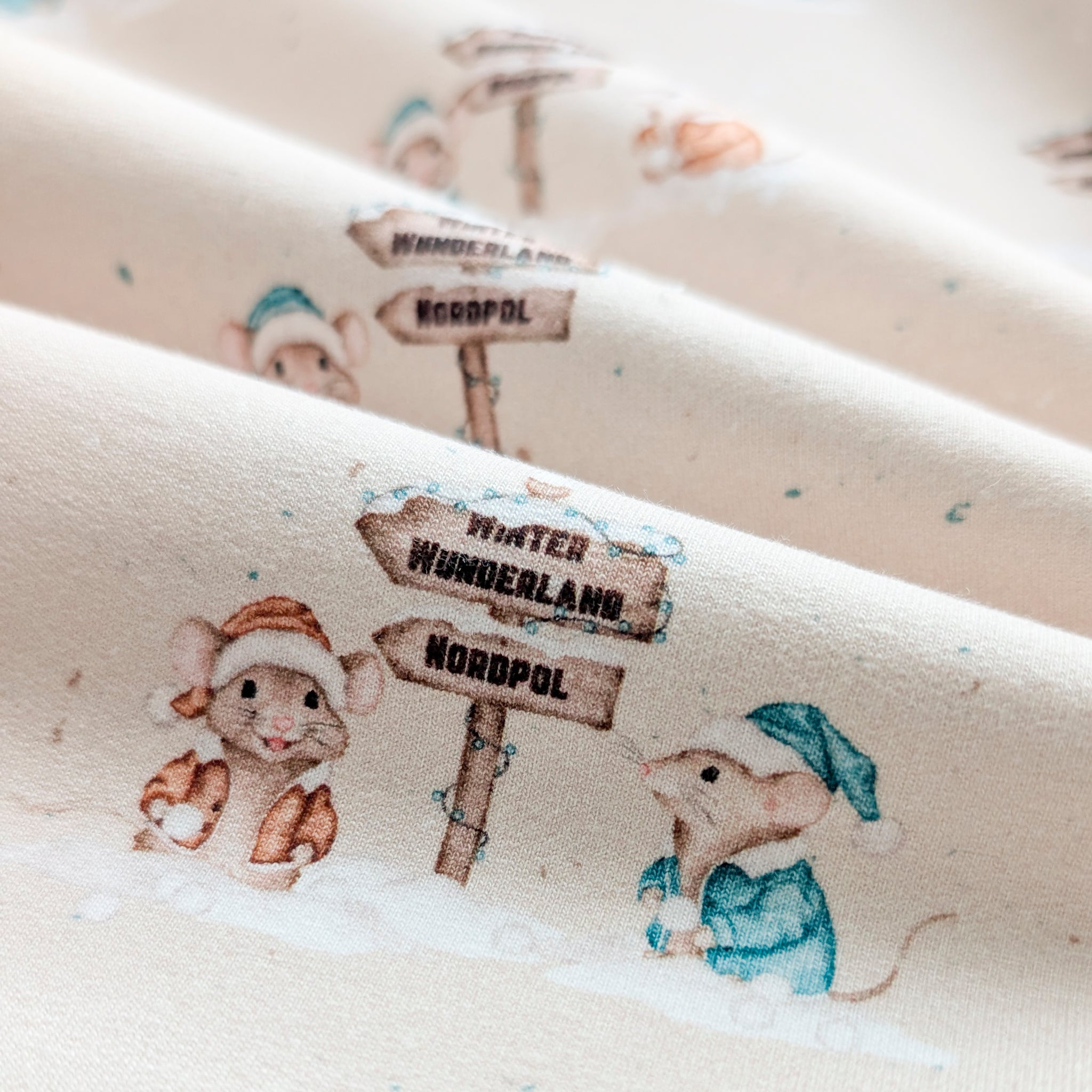 French Terry Candy Mouse (beige)