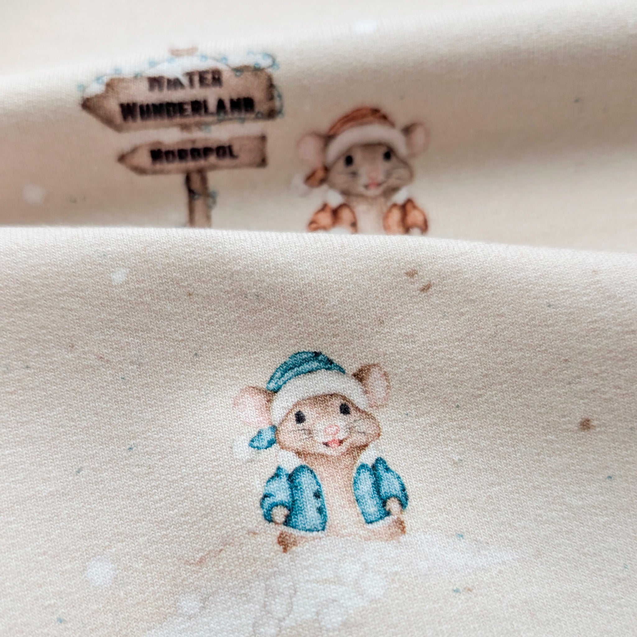 French Terry Candy Mouse (beige)