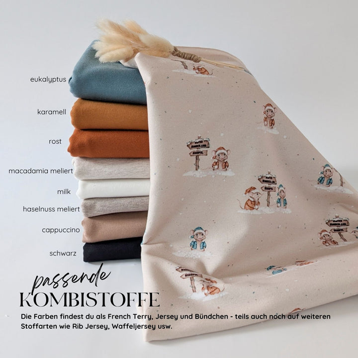 French Terry Candy Mouse (beige)