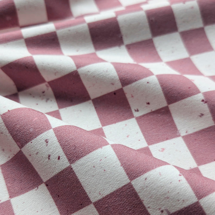 French Terry Cherry Check´s