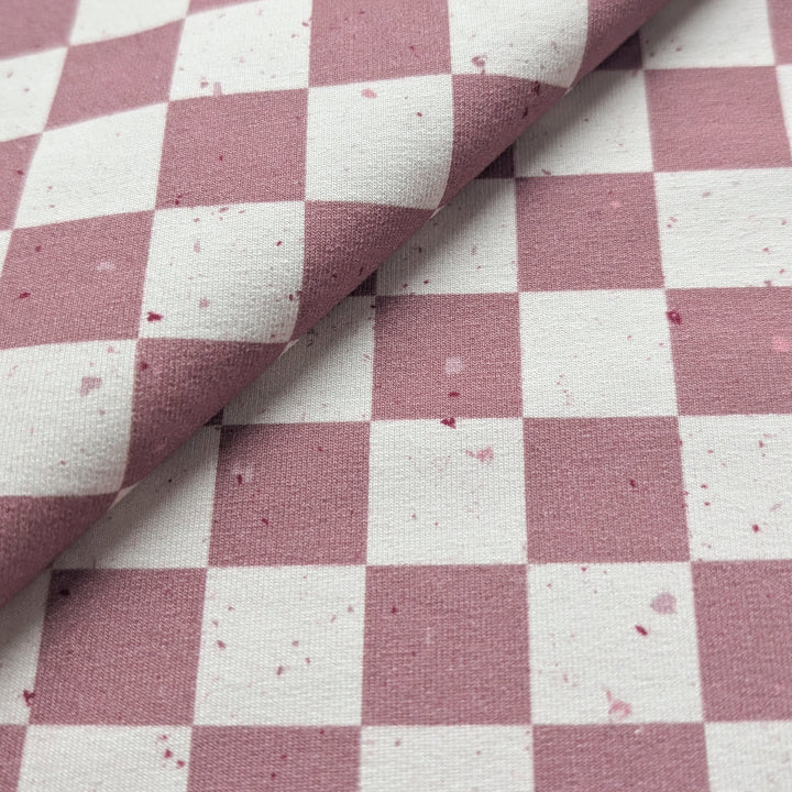 French Terry Cherry Check´s