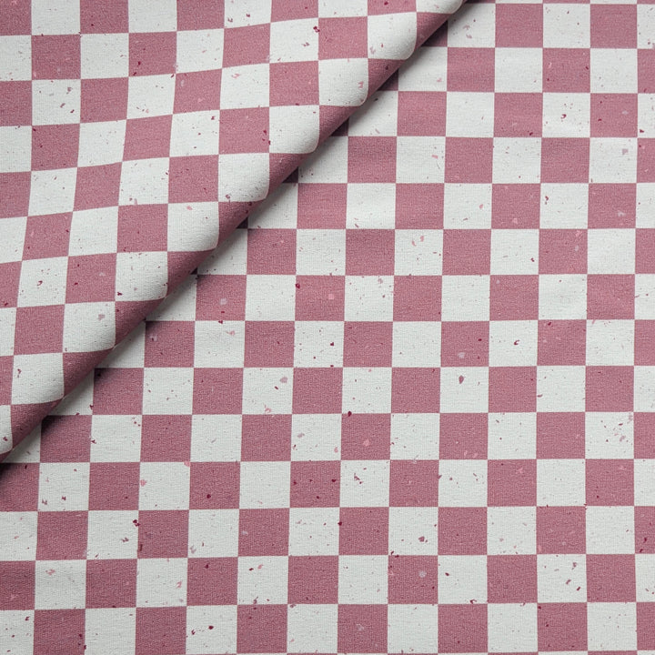 French Terry Cherry Check´s