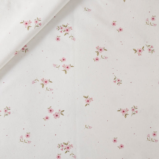 French Terry Cherry Garden (Blumen)