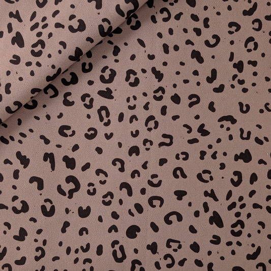 French Terry  Chocolat Leo