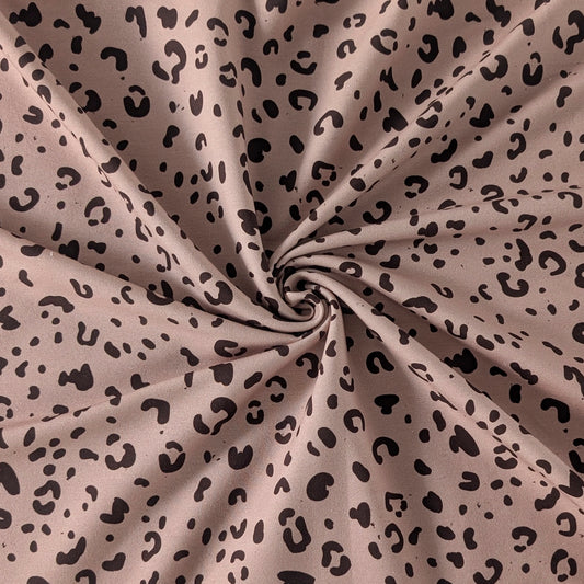 French Terry  Chocolat Leo