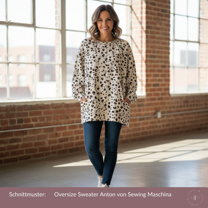 French Terry Classic Leo vanilla