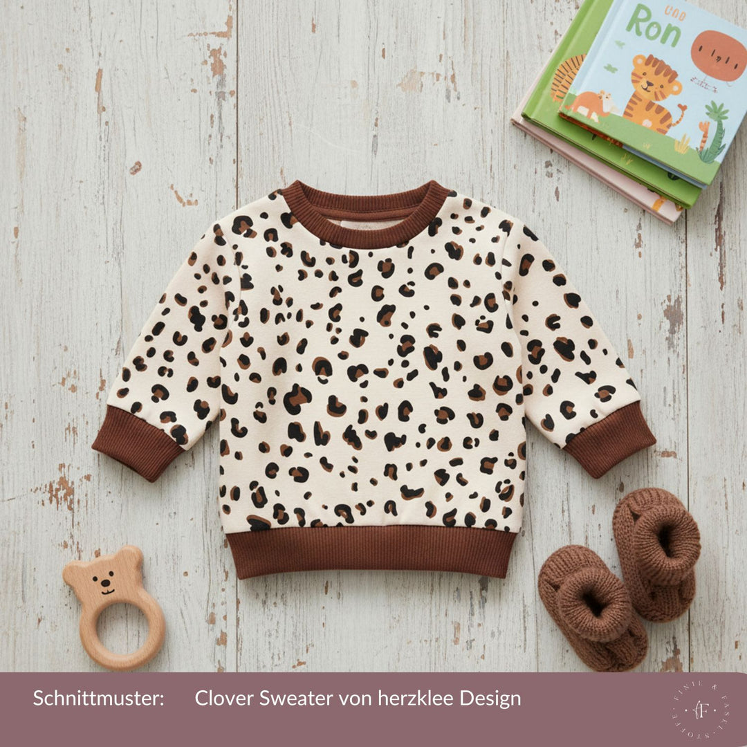 French Terry Classic Leo vanilla