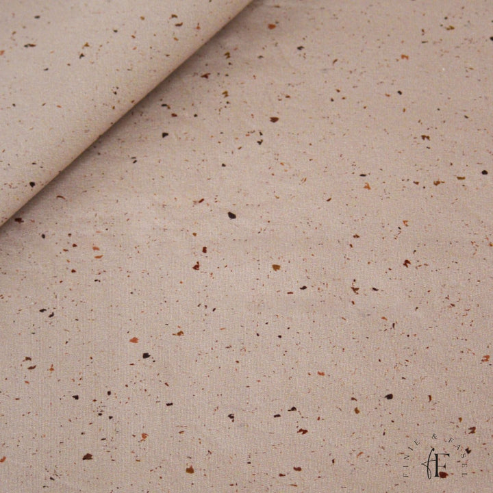 French Terry Coffee Konfetti 0,64m