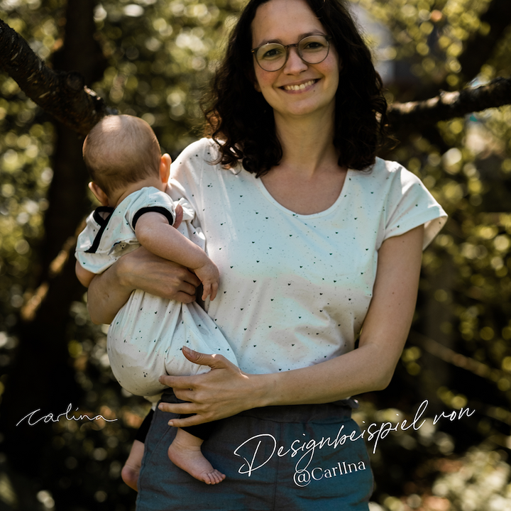 French Terry Heart Konfetti