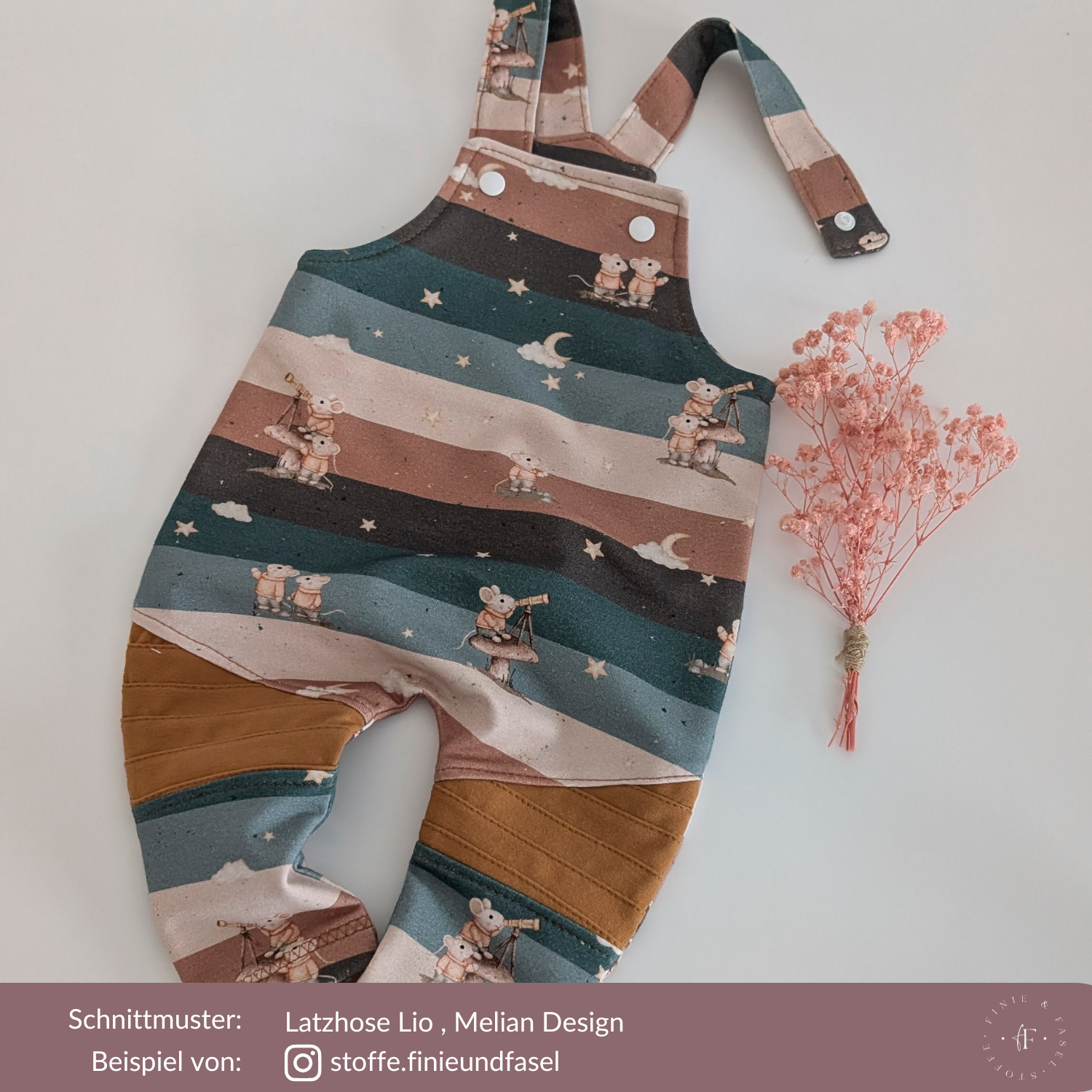 Vorbestellung French Terry Mausblick karamell