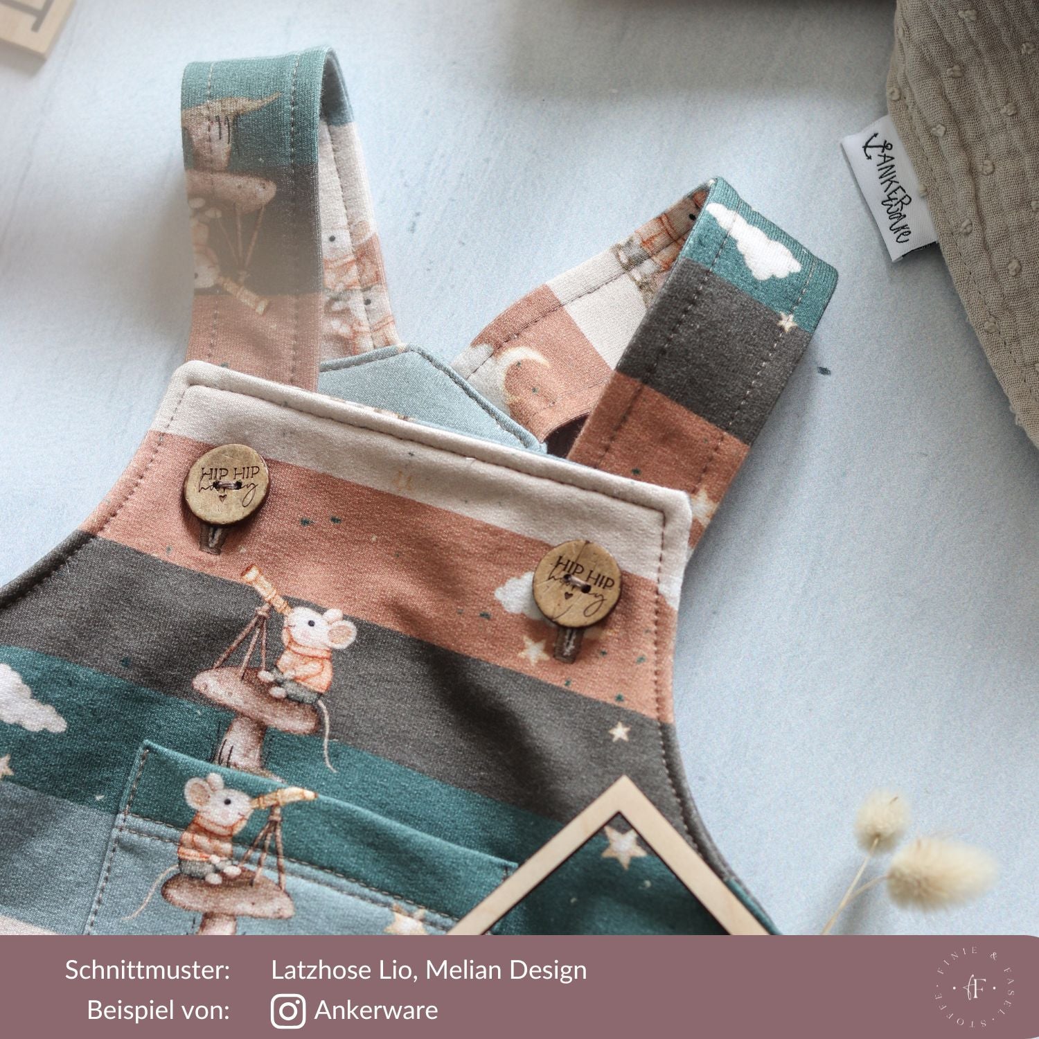 Vorbestellung French Terry Mausblick karamell