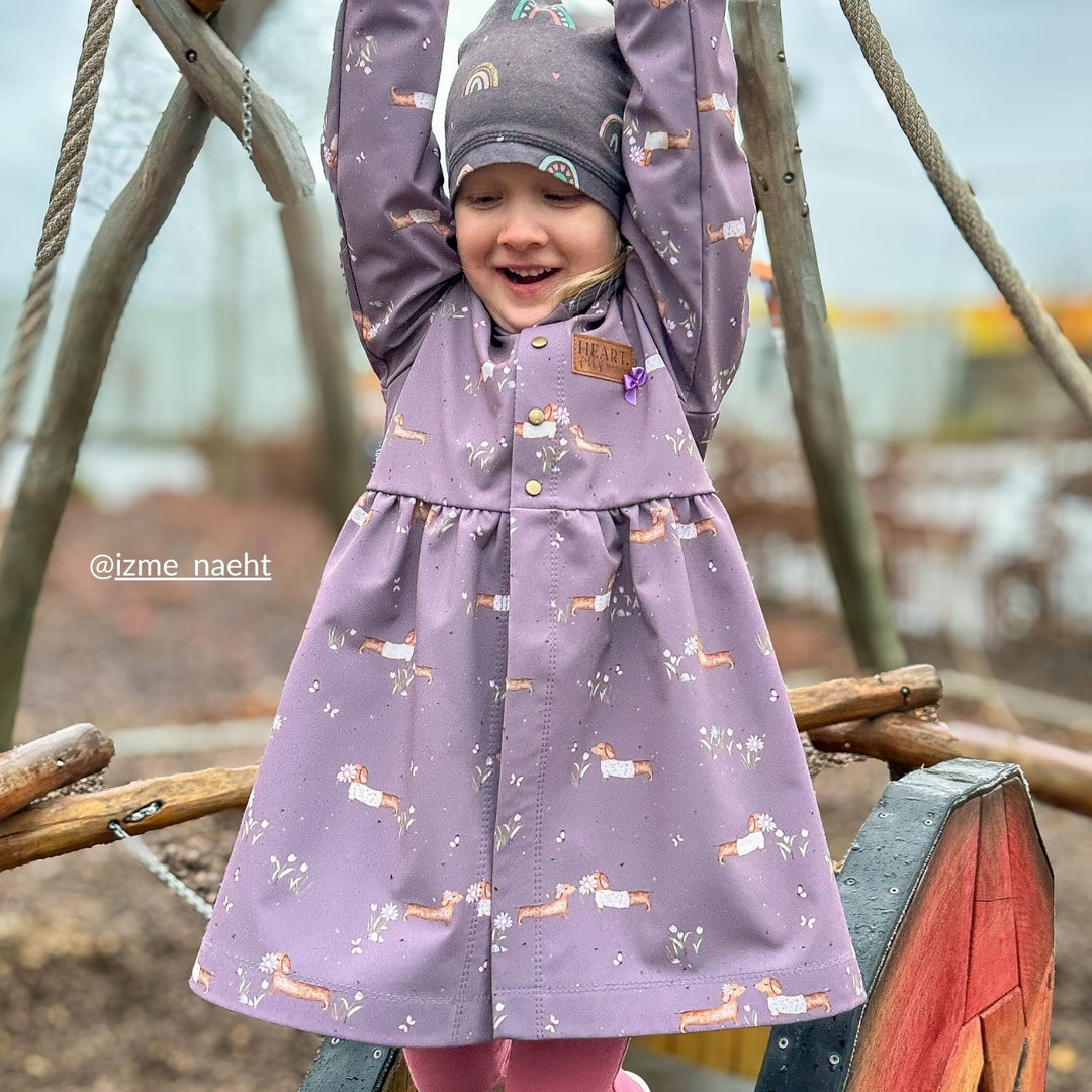 Softshell Frühlingsdackel mauve