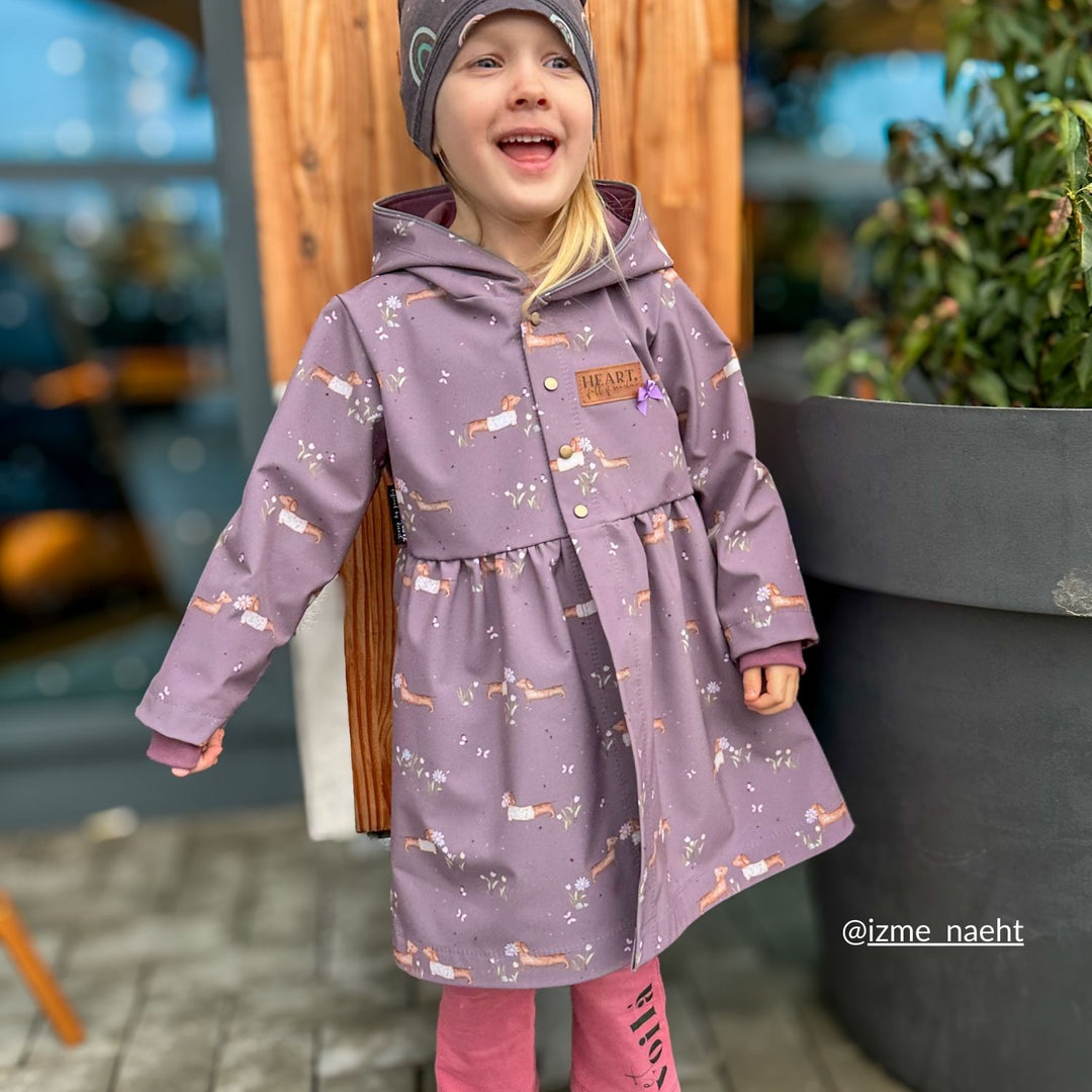 Softshell Frühlingsdackel mauve