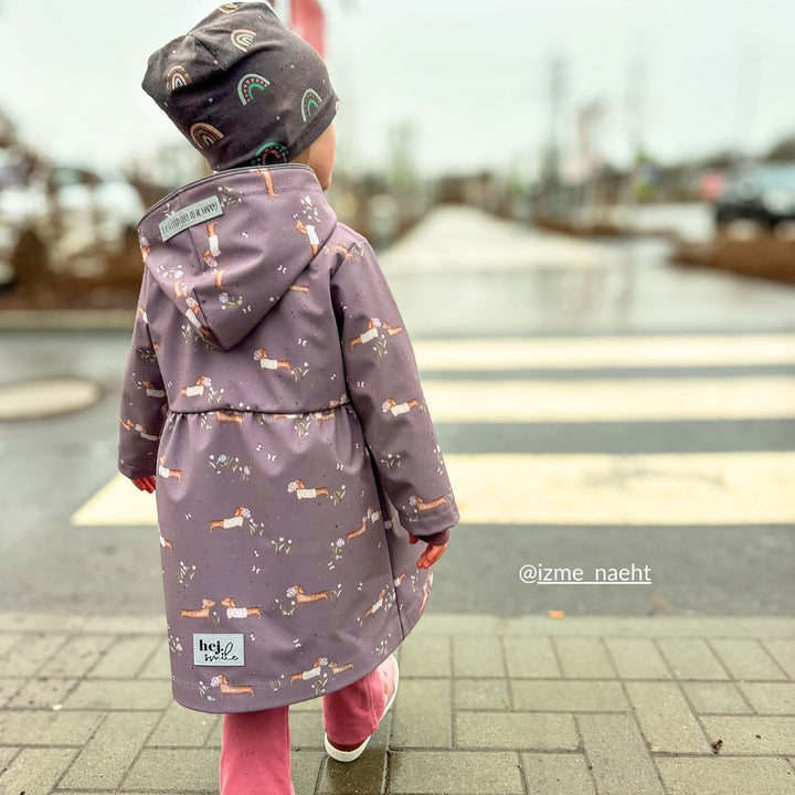 Softshell Frühlingsdackel mauve