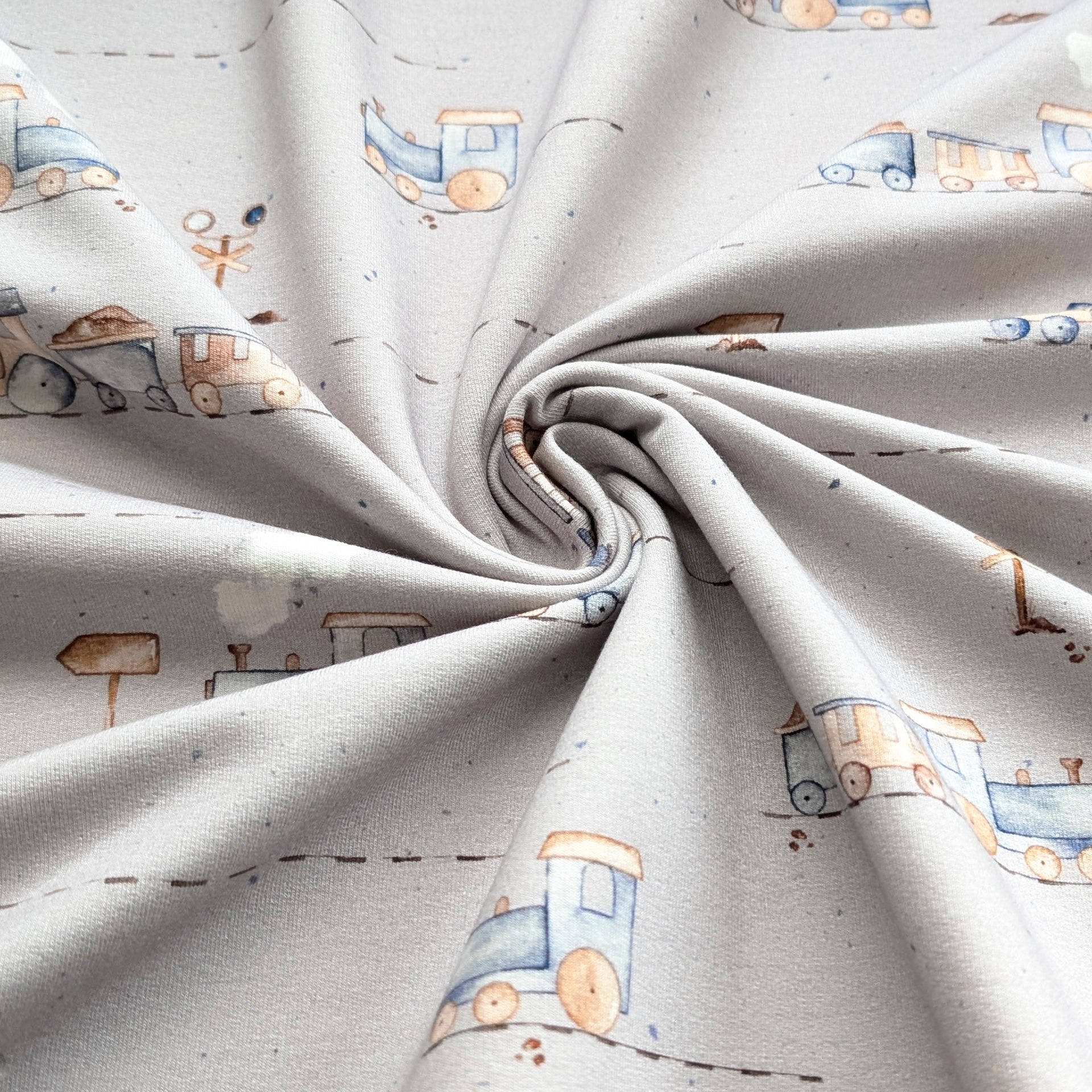 French Terry Eisenbahn