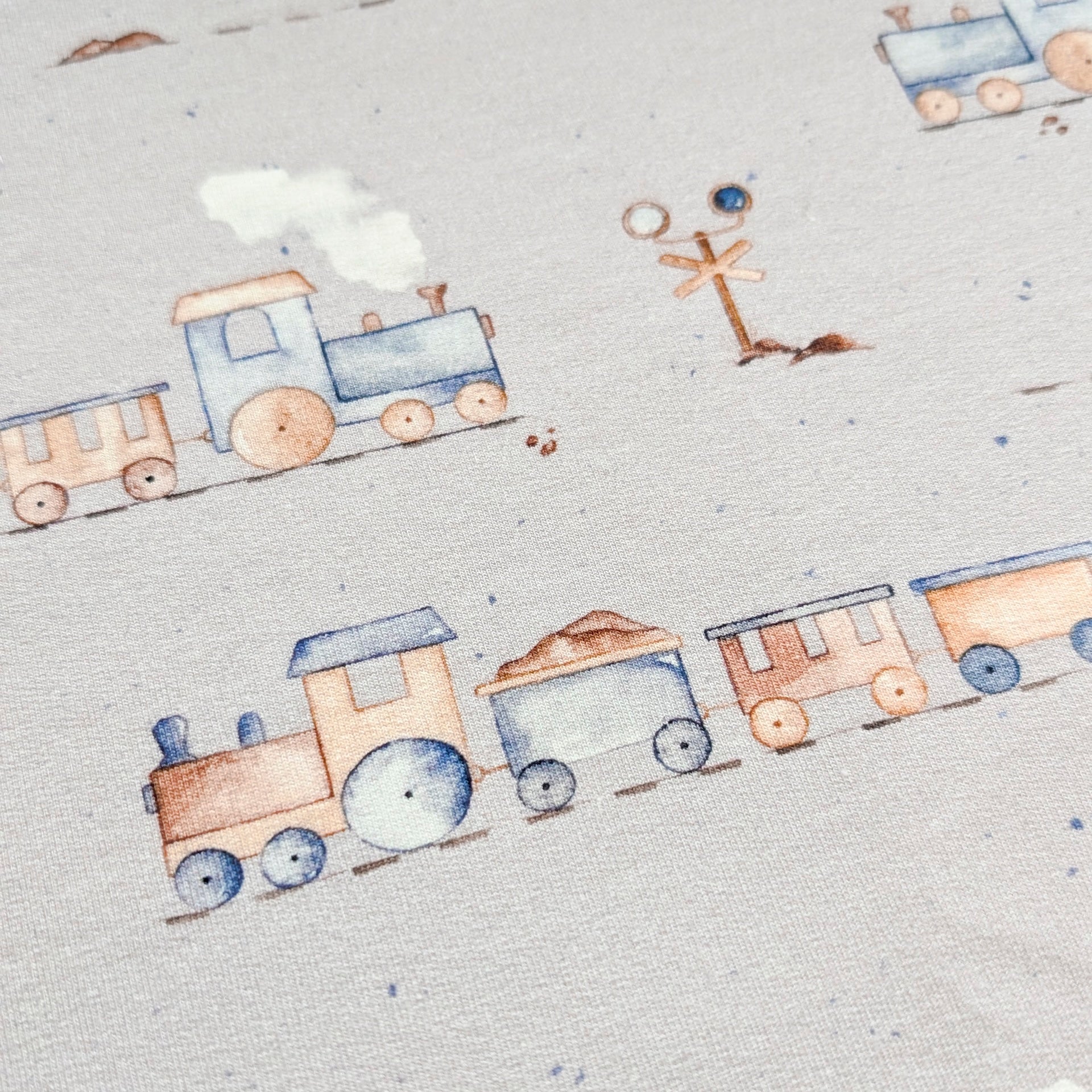 French Terry Eisenbahn