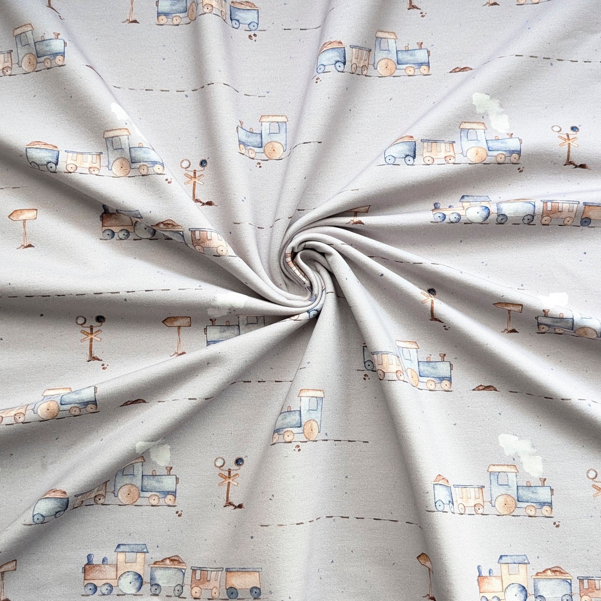 French Terry Eisenbahn