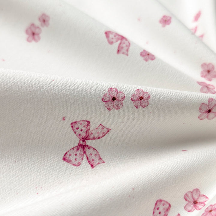 French Terry Flower Bows