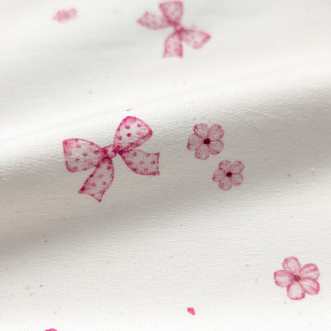 French Terry Flower Bows