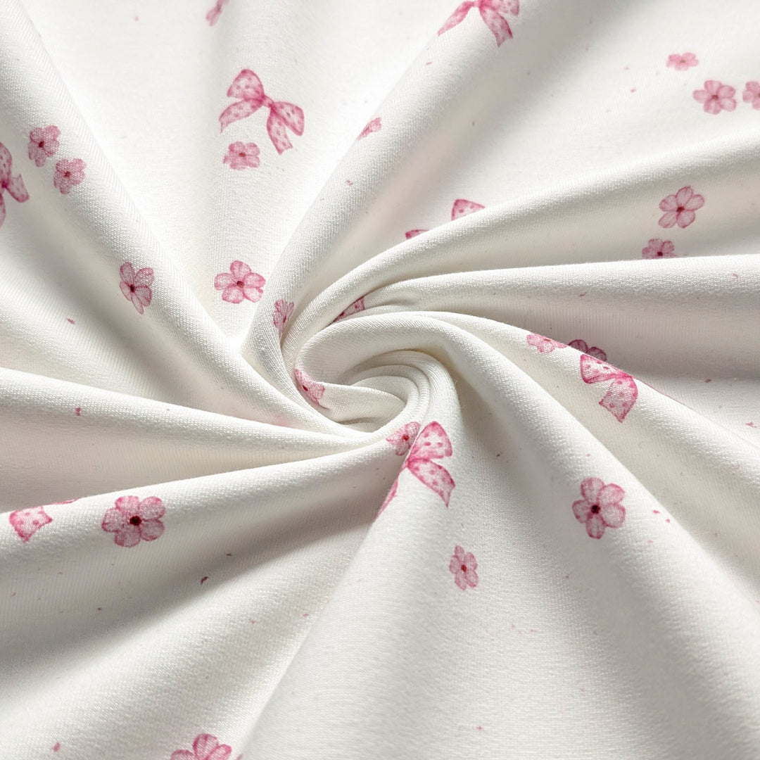 French Terry Flower Bows