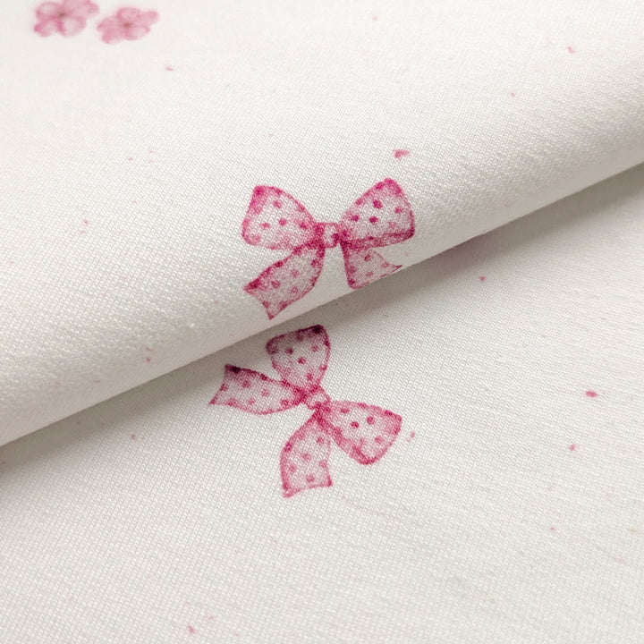 French Terry Flower Bows