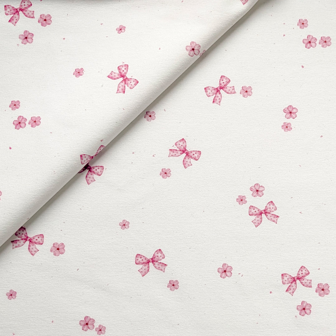 French Terry Flower Bows