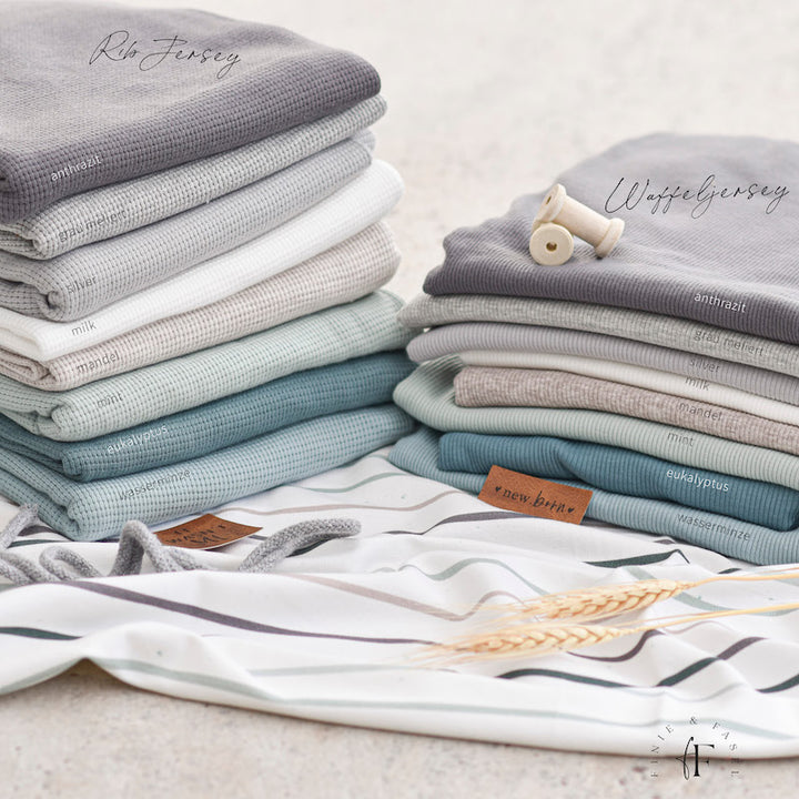 Jersey Konfetti Stripes Mint