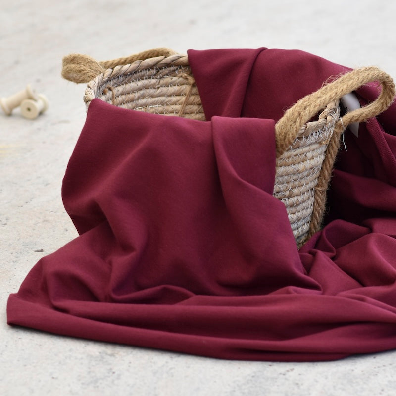 French Terry Beere (Farbe 017)