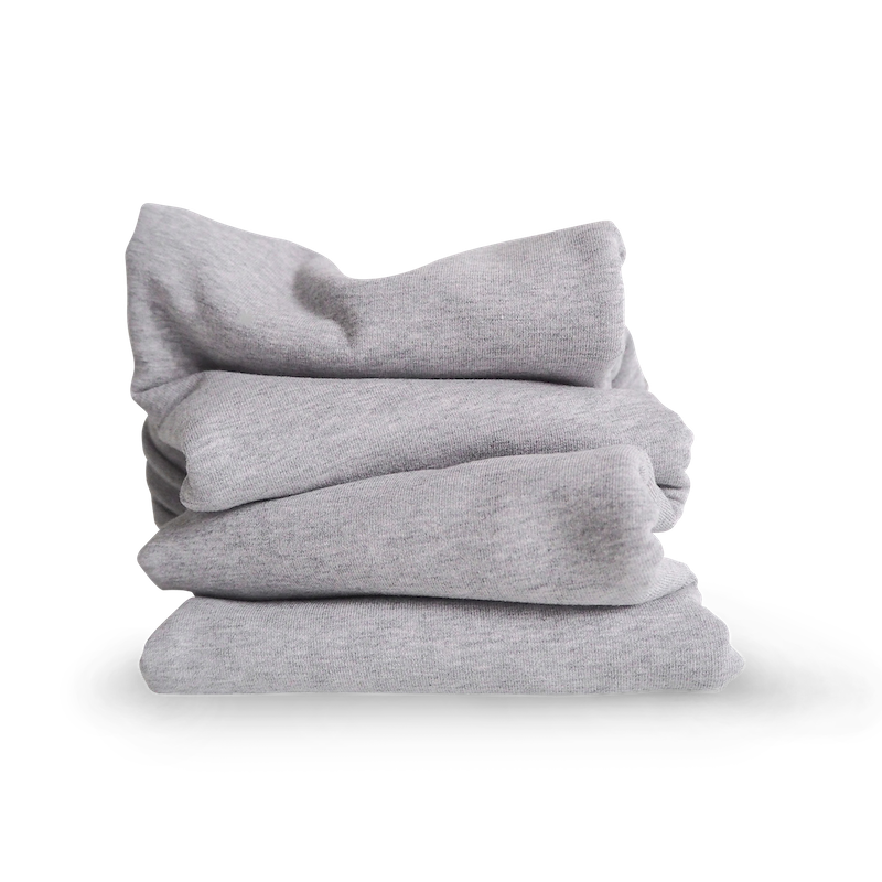 French Terry Grau meliert (Farbe 037)