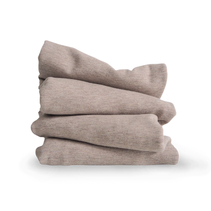 French Terry Haselnuss meliert (Farbe 005)