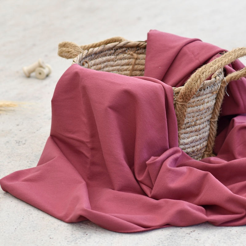 French Terry Himbeere (Farbe 016)