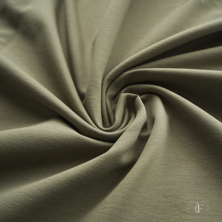 French Terry Oliv (Farbe 032)