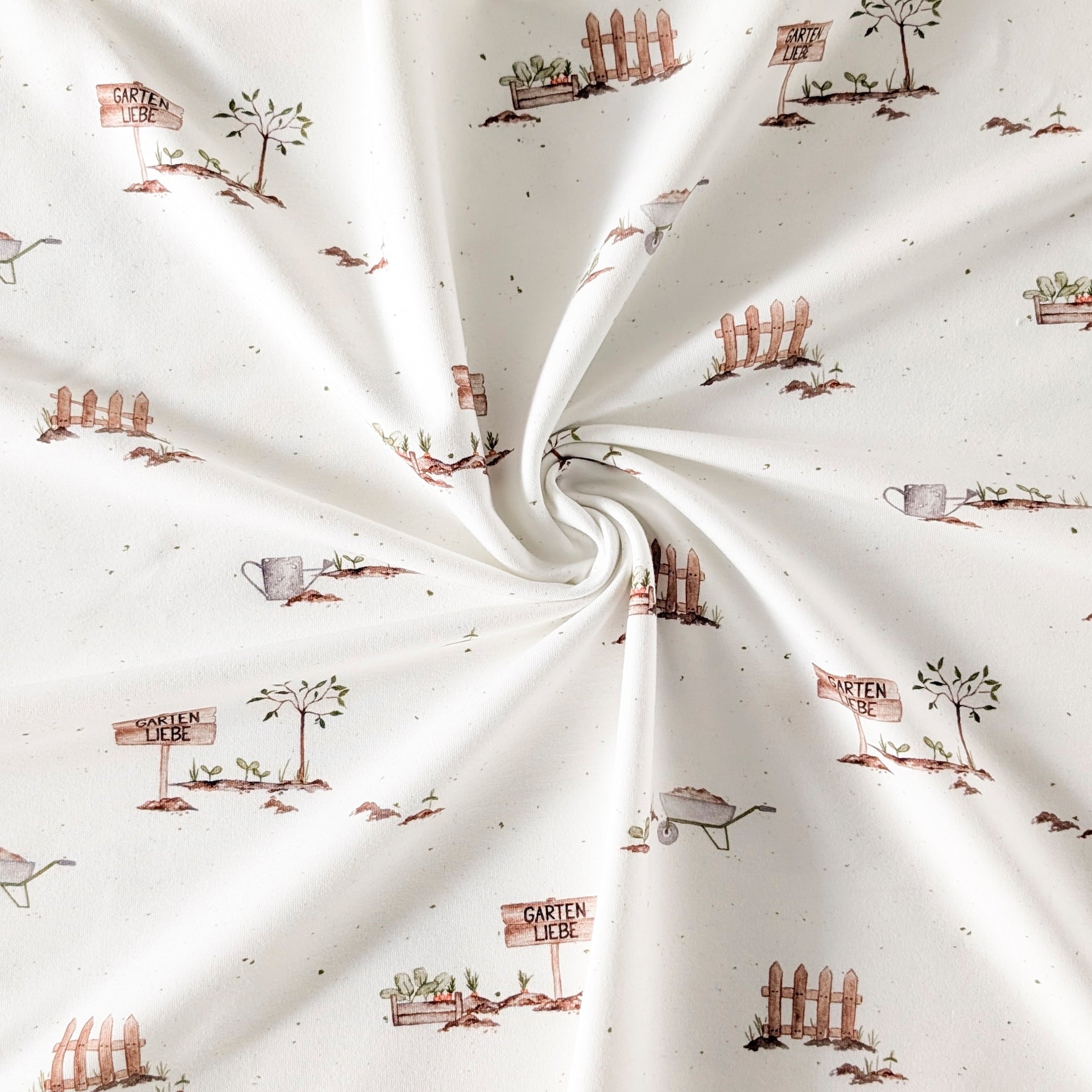 French Terry Gartenglück