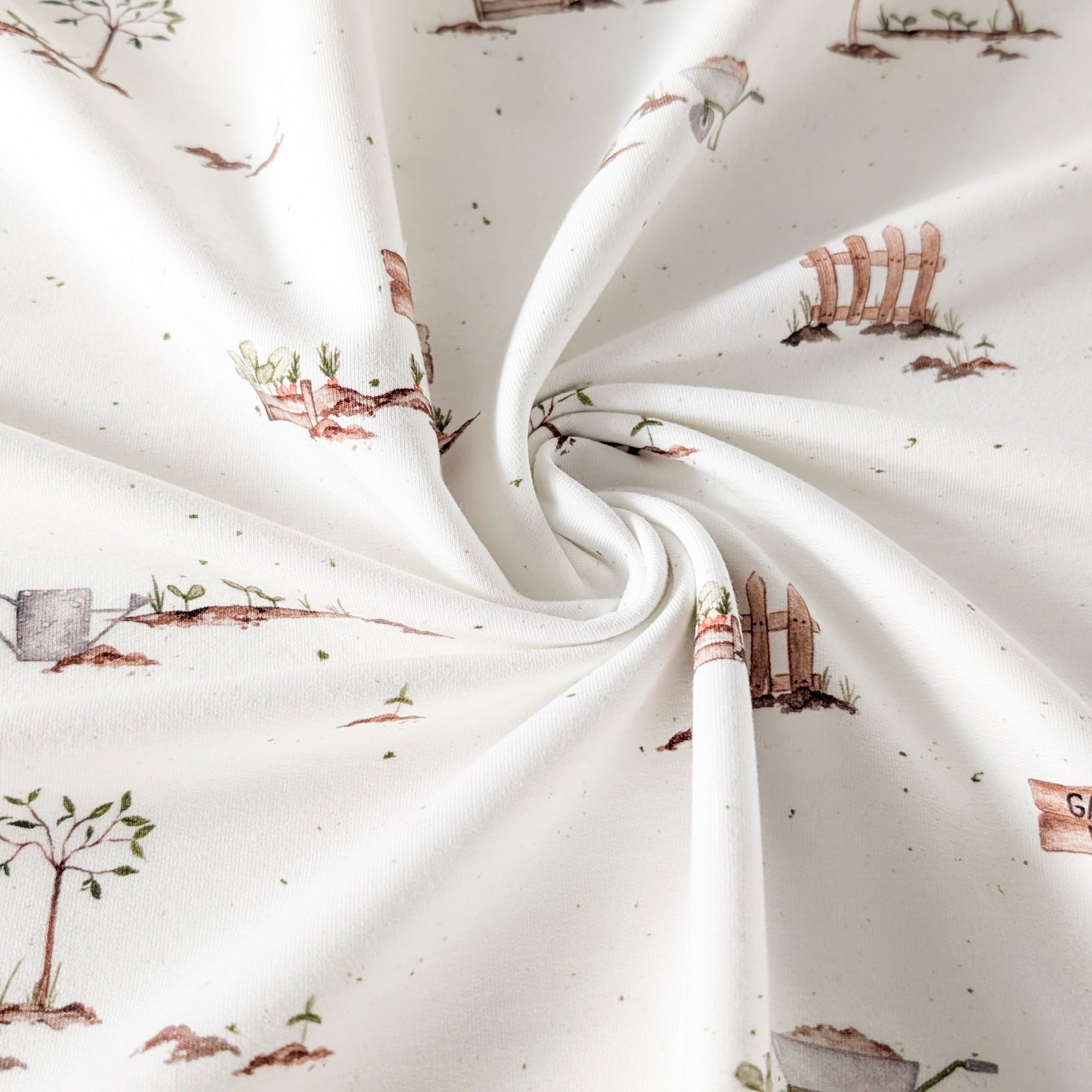 French Terry Gartenglück