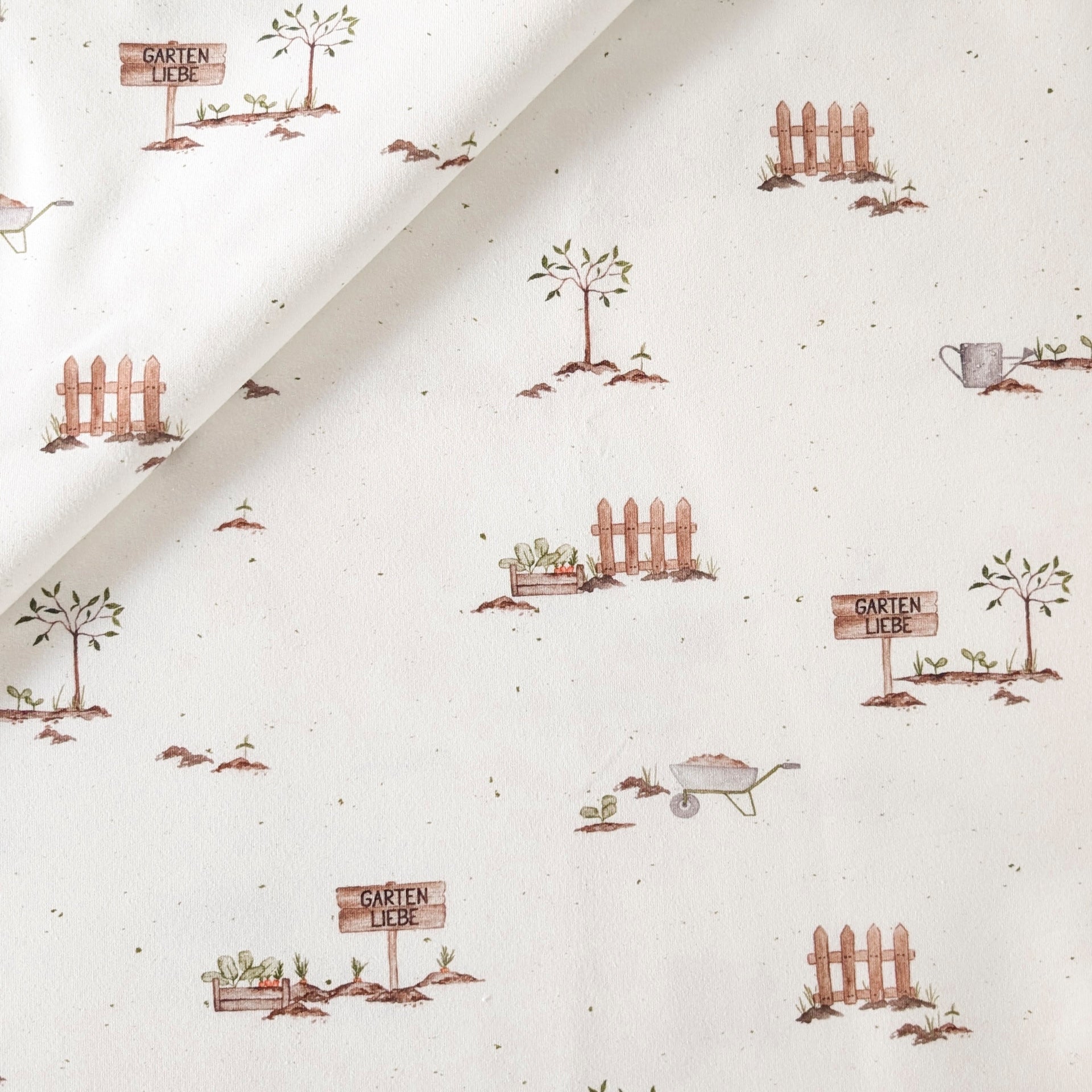 French Terry Gartenglück