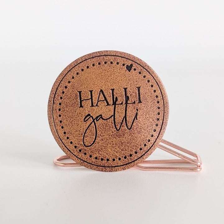 Kunstlederlabel "Halli Galli"