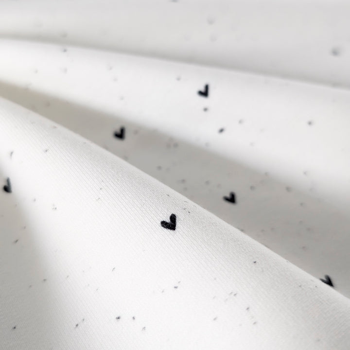 French Terry Heart Konfetti