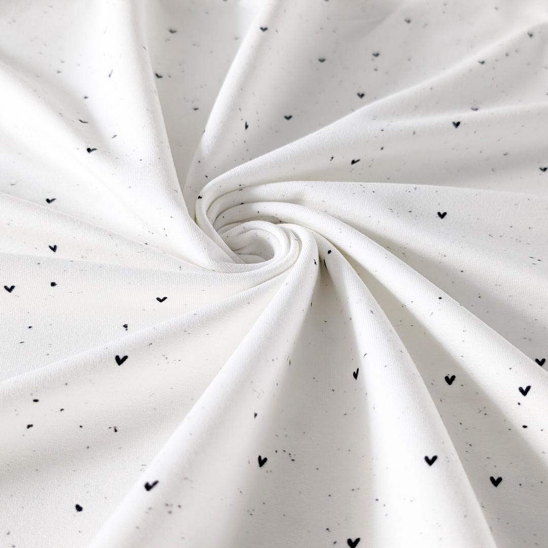 French Terry Heart Konfetti