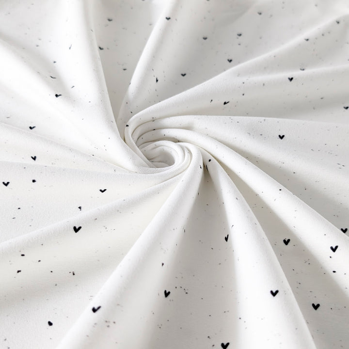 French Terry Heart Konfetti