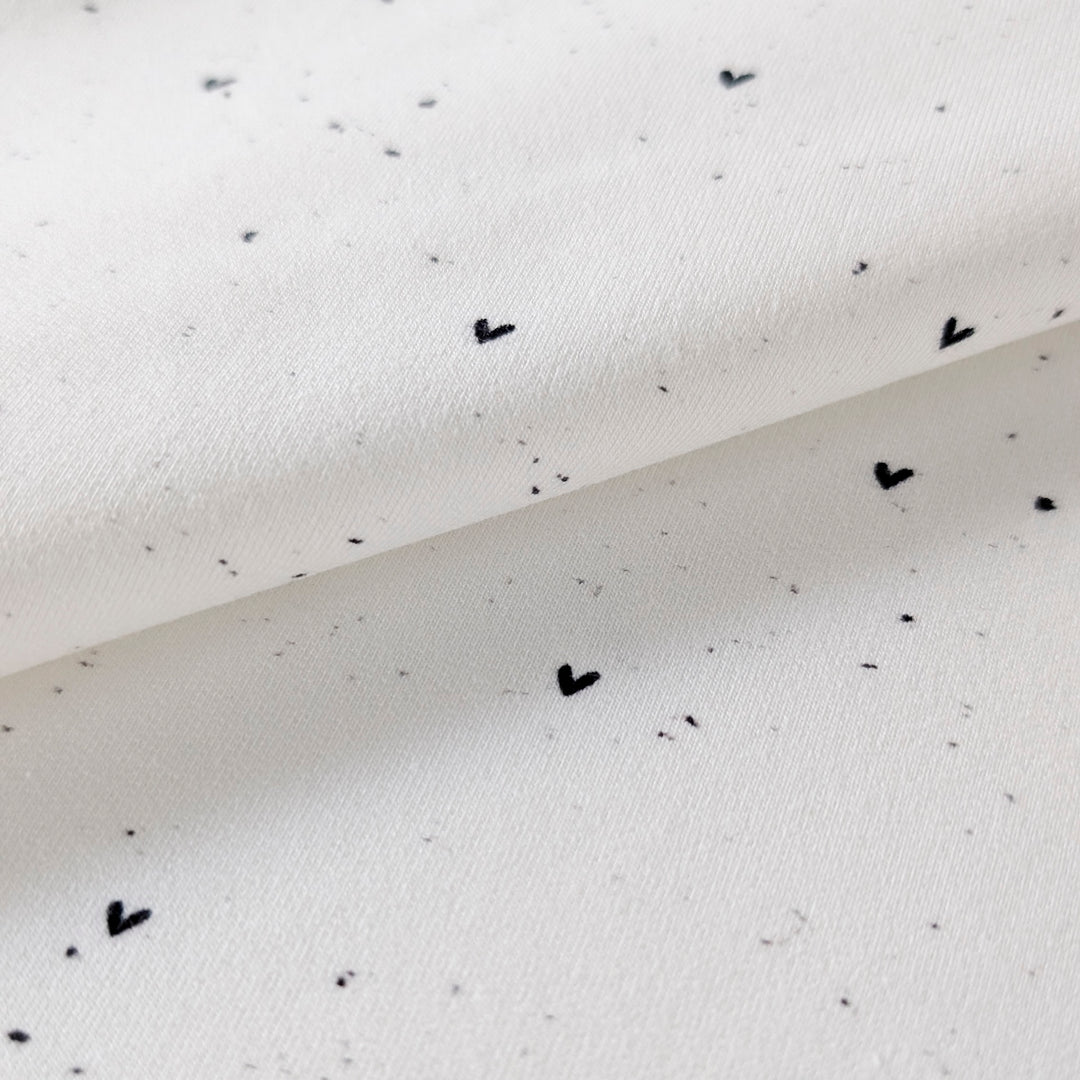 French Terry Heart Konfetti