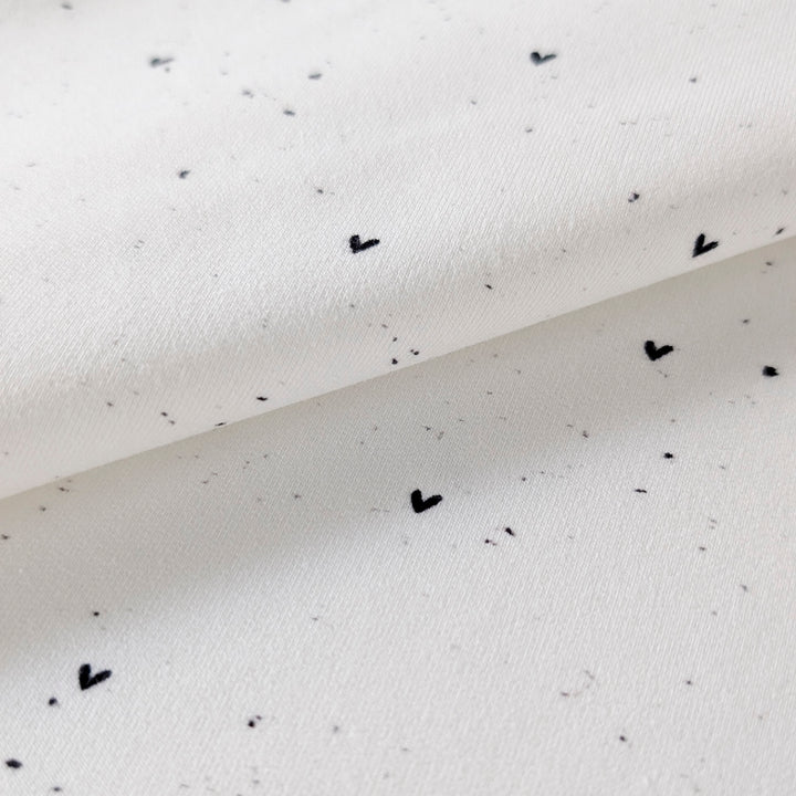 French Terry Heart Konfetti