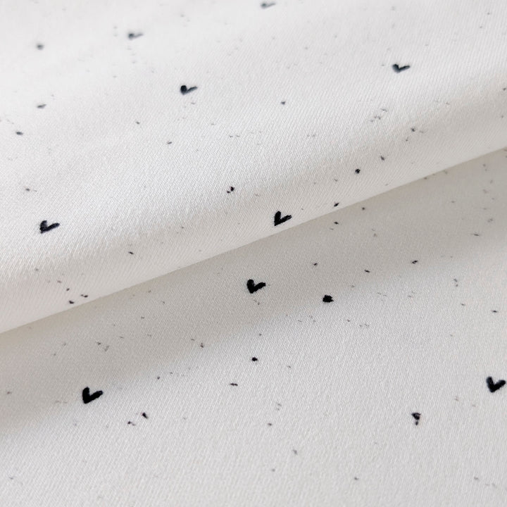 French Terry Heart Konfetti