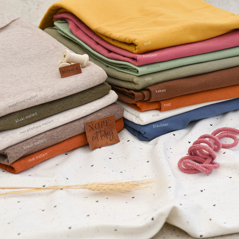 French Terry Heart Konfetti