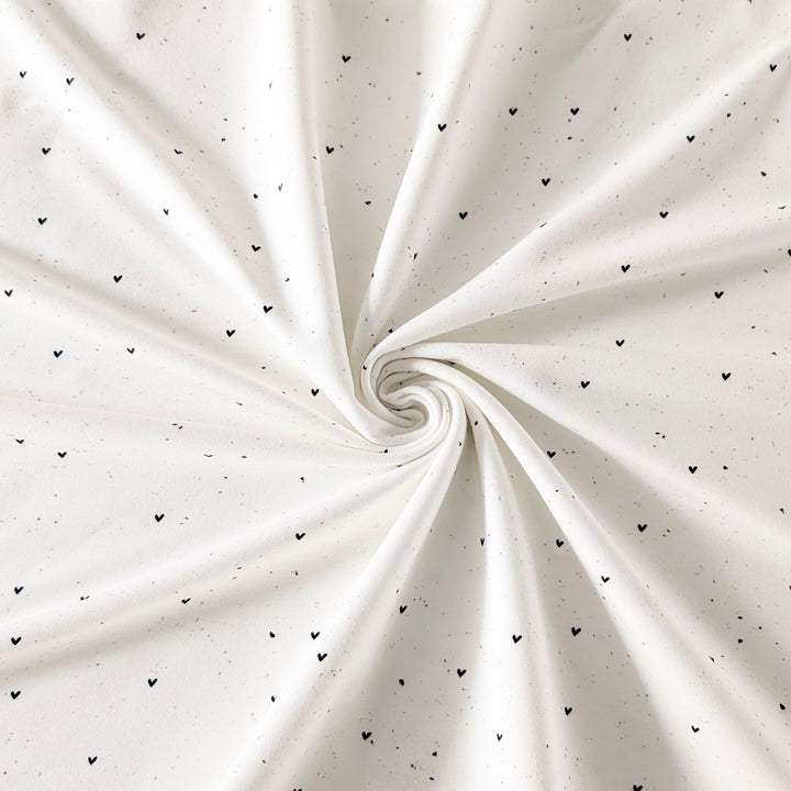 French Terry Heart Konfetti