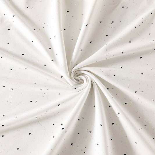 French Terry Heart Konfetti
