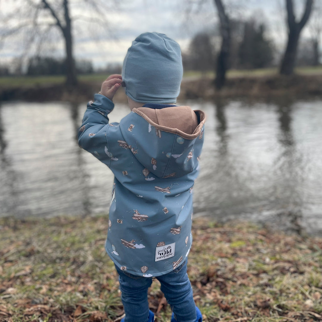 Einzelstück  Softshell Explorer blau 65 cm