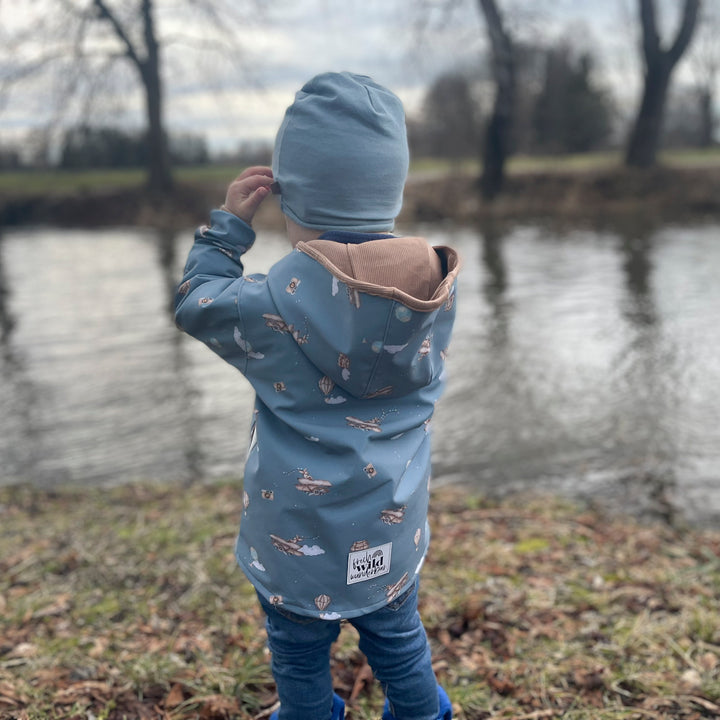 Einzelstück  Softshell Explorer blau 65 cm