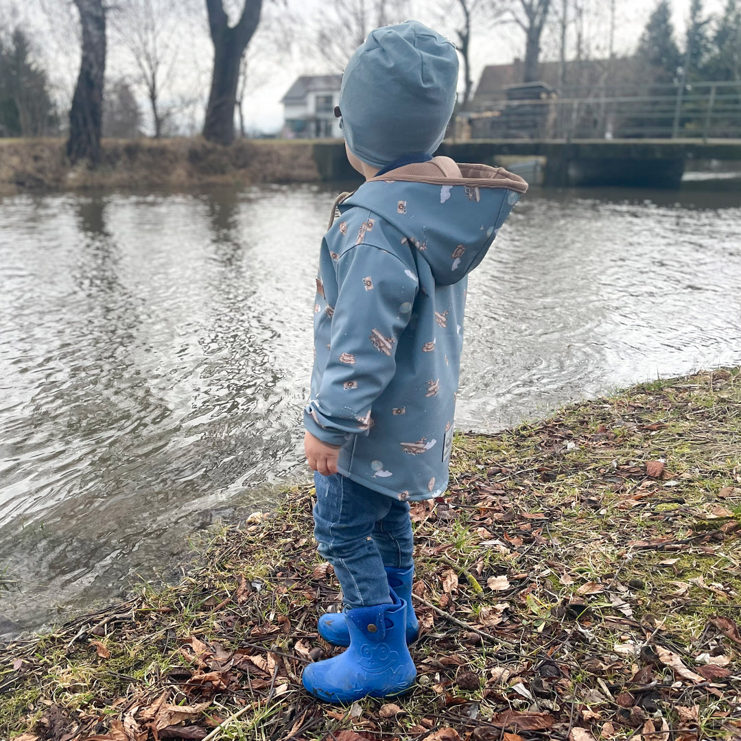 Einzelstück  Softshell Explorer blau 65 cm